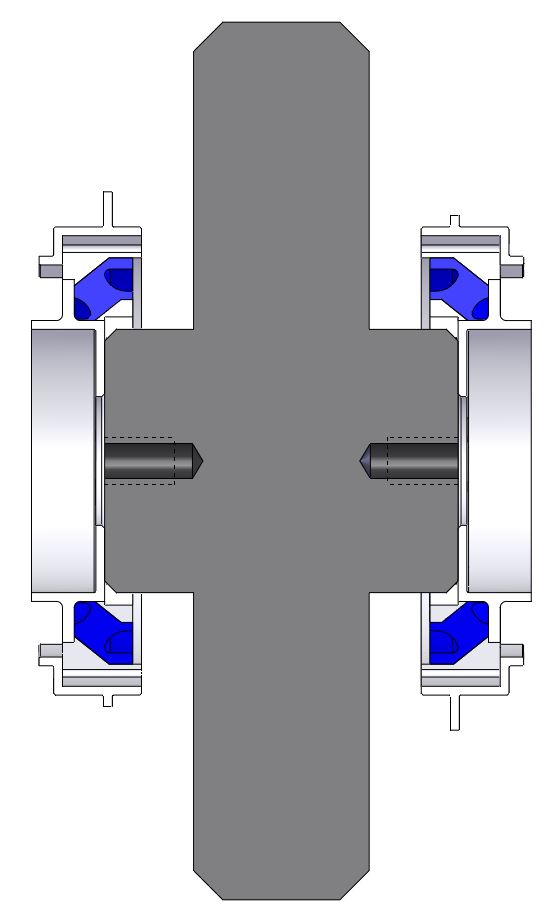 Gamma ring shape isolators - O installation principle